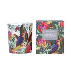 Gisela Graham Candle Watermelon and Tropical Flower