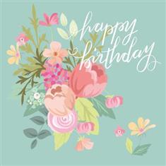 Happy Birthday Greetings Card