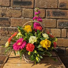Bright Basket Arrangement