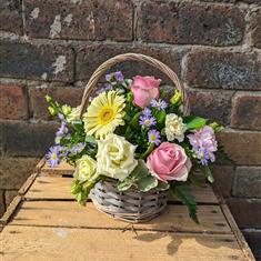 Pastel Basket Arrangement