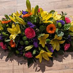 Vibrant Casket Spray