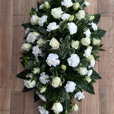 Rose and Carnation Casket Spray