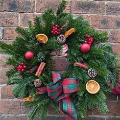 Classic Christmas Door Wreath