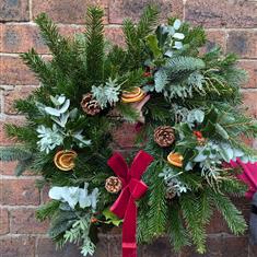 Natural Christmas Door Wreath