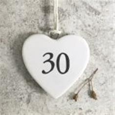 East of India Porcelain heart - 30
