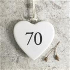 East of India Porcelain heart - 70