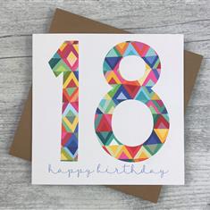 Happy Birthday 18 Card