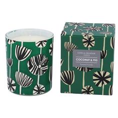 Gisela Graham Coconut &amp; Fig Scented Candle 