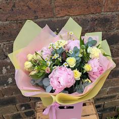 Summer Peony Hand Tied Bouquet